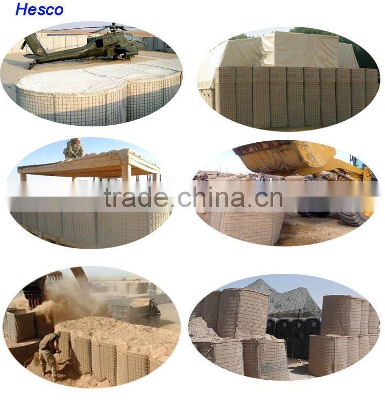 Galvanized Steel Wire Hesco Retaining Wall