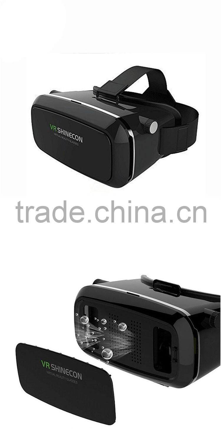 Best Price Vr Shinecon 3D Glasses, Vr Shinecon 3D Glasses For Pc Games/Movies/Xbox One, 2Nd Generation 3D Vr Box