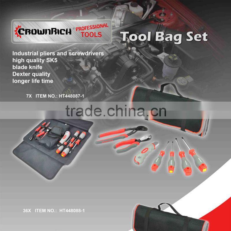7PCS Professional carpenters maintenance bag