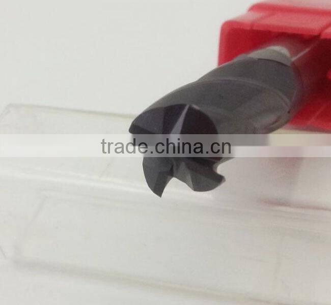 Janpan Standard Size Corner Radius End Mill Size/Lathe Cutting Tool Round Nose Milling Cutter Size