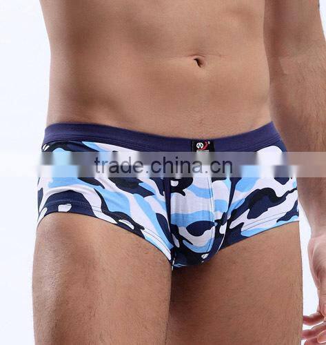 2015 Camouflage Fabric Charming Comfortable Handsome Sports Underwear Men Penis Boxer Brief