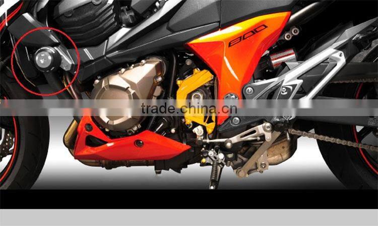 BJ-FS-UN001 For Suzuki GSXR1000 CNC Aluminum and POM Protect Muffler Motorcycle Frame Slider