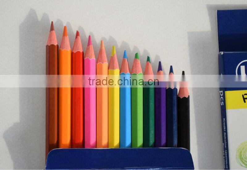 7" Hexagonal Wooden Colored Pencil, Long Wood Drawing Coloring Pencil