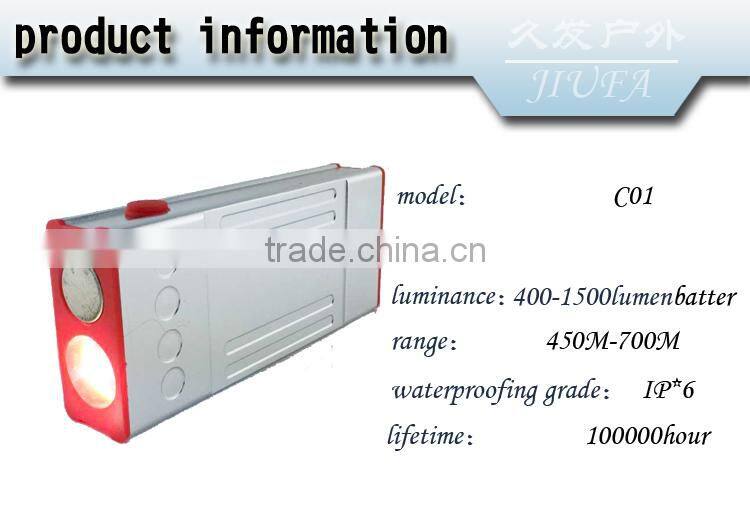 JF Aluminium power bank usb with led flashlight, portable phone charger,mobile power bank with flashlight/magnet/warning lamp