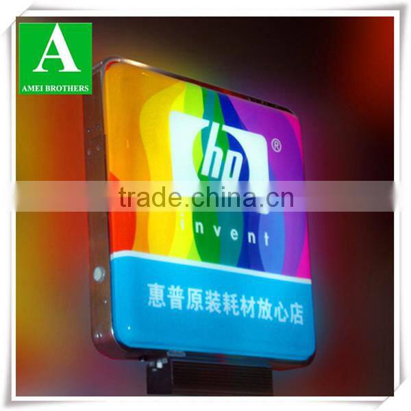 Street light led box of vacuum thermoforming outside ad light box