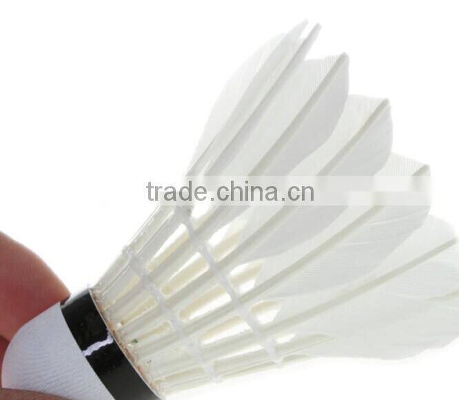 Training Head Cheap Aeroplane Shuttlecock Goose Feather Badminton