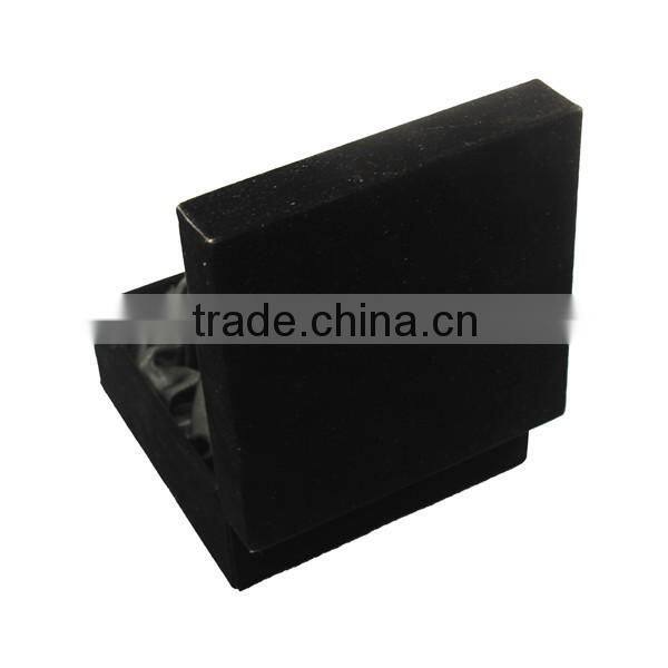 High gloss piano black wooden perfume bottle box