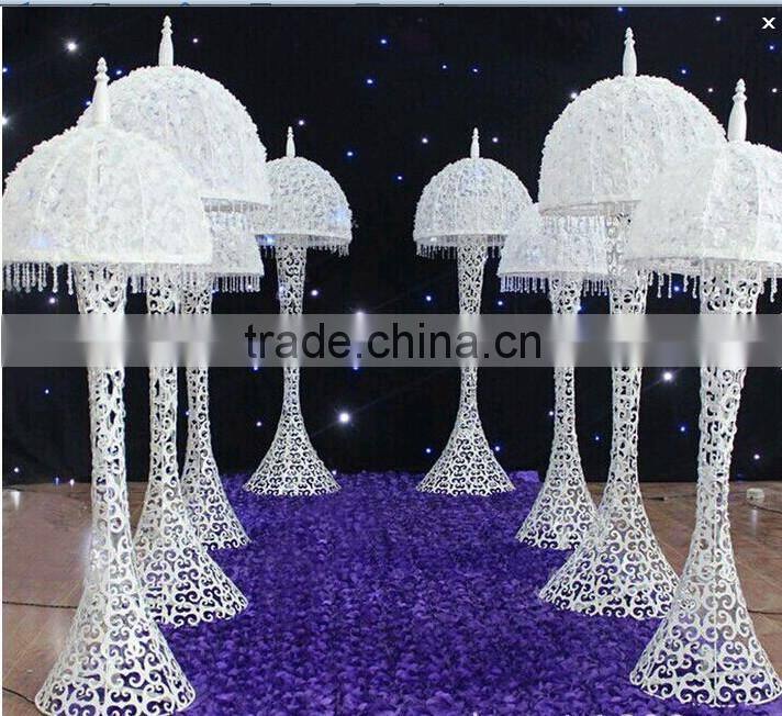Newest Wedding stage crystal pillars,light wedding stages crystal pillars ,decorative wedding pillars for sale(MWS-004)