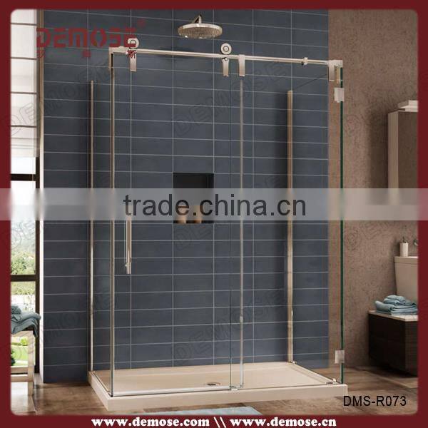 aluminium profiles for shower enclosures/3 panels glass sliding door