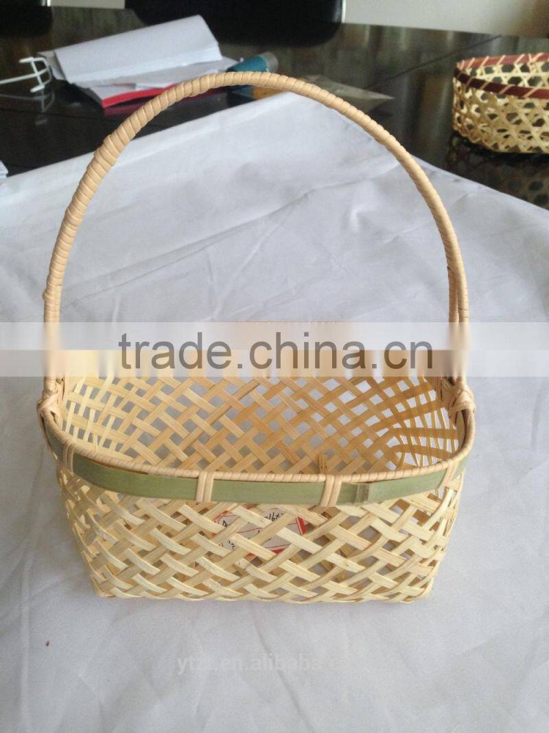 bamboo fruit basket for home storage
