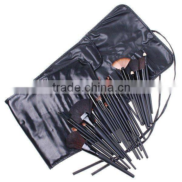 New 32 pcs goat hair cosmetic brush professional private label makeup brush set