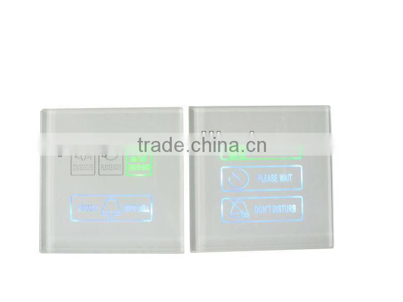 Hotel Electronic Doorplate, LED Room Number Display, Touch Doorbell