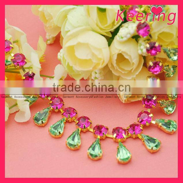 2014 wholesale cup chain strass rhinestone WRC-134