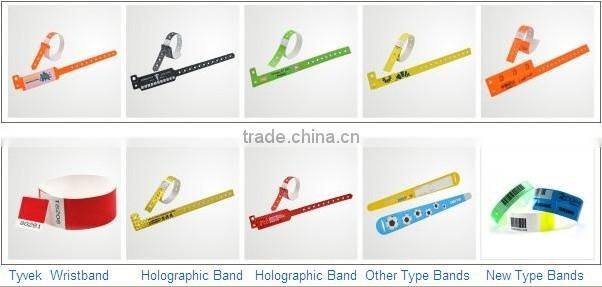 Customized L Shape Vinyl ID Wristband