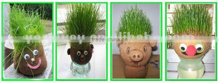 Real grass doll,Grass head