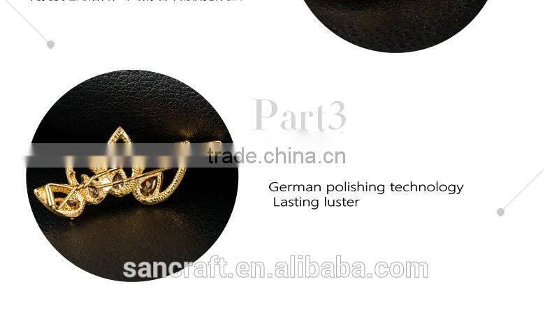 Made in france korean grace crown Austrian crystal hair clip