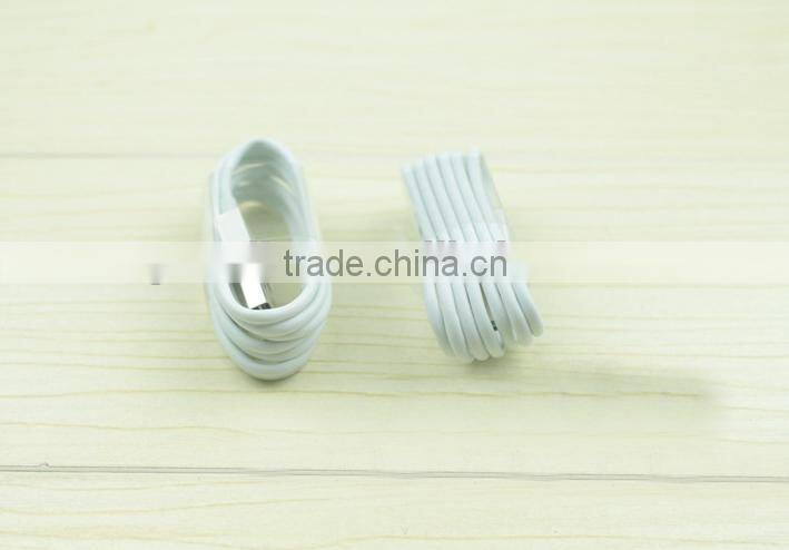 Top quality usb cable types support latest ios8 data sync Genuine 8 pin usb cable for iphone 5