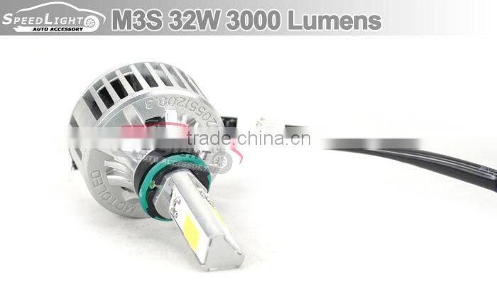 America Hot Selling Factory Price SpeedLight M3S LED Motorcycle HeadLight 32W 3000 Lumens