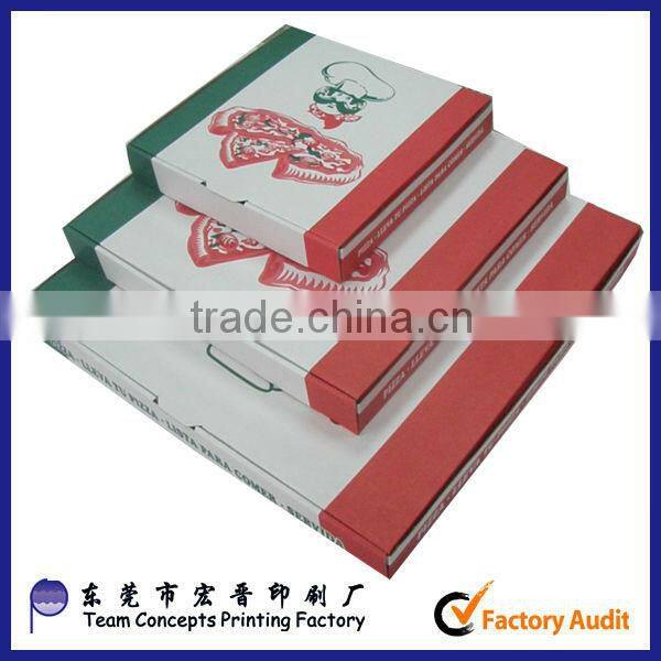 Customized take out pizza box