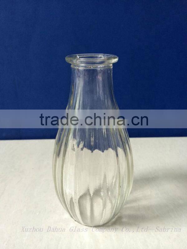 300ml clear glass vase flower vase decorative vase