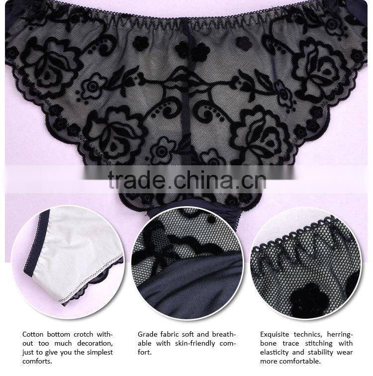 Factory Price Comfortable Lace Women Super Tanga