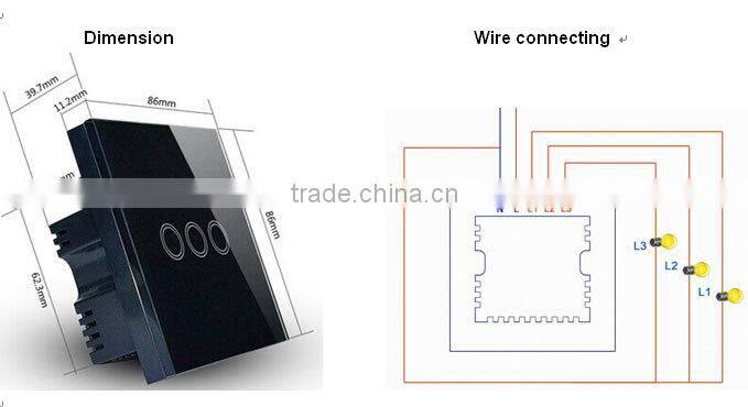 smart home controller/home automation z-wave /smart home automation system/smart home/home automation wifi/RF Touch switch