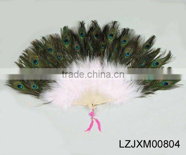 Dance costume peacock feather fan LZQYY00032