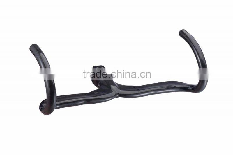 MeyerGlobal OEM NEW design Glossy surface 3k carbon road bike handlebar 80/90/100/110mm handlebar integrated MG-HB002