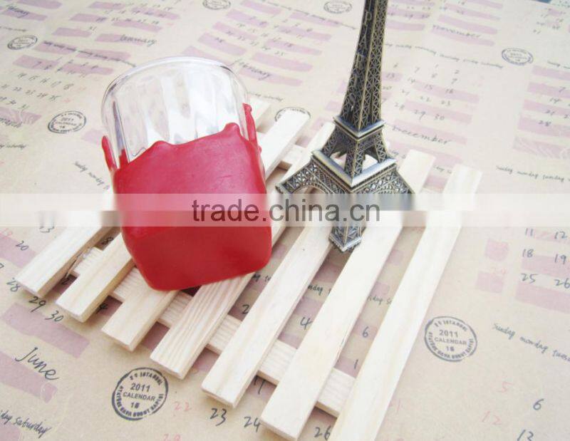 Decorative Burgundy Sealing Wax Block For Water Glass/Cup