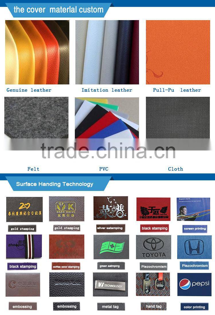 cute mini kraft card material cover spiral note