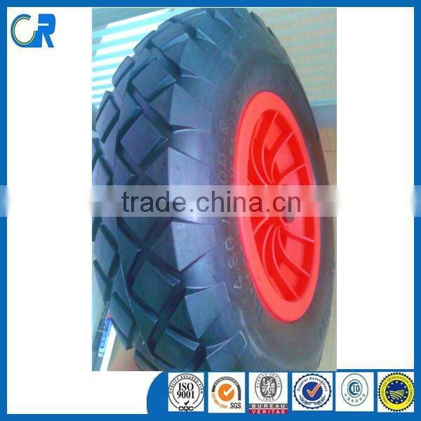 Environmental wheel ! Yinzhu manufacturer eva solid tyre 3.50-4 for wheel barrow