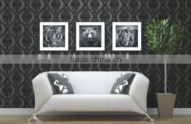 3D wolf picture with frame