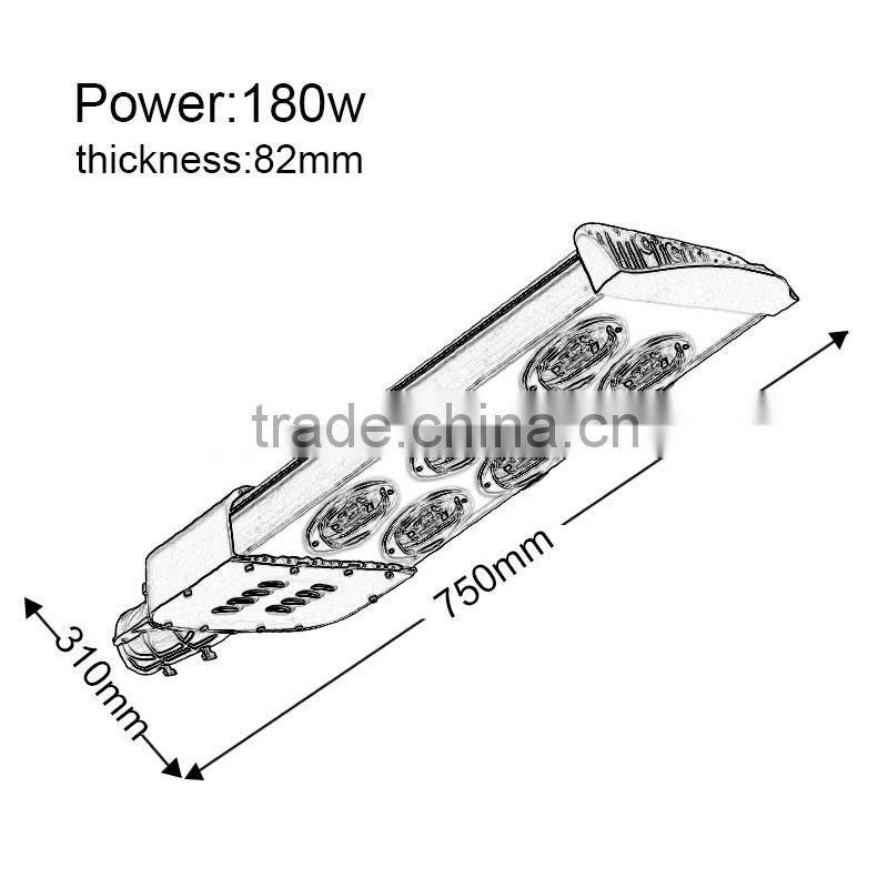 120w led street light fixtures led street lighting price