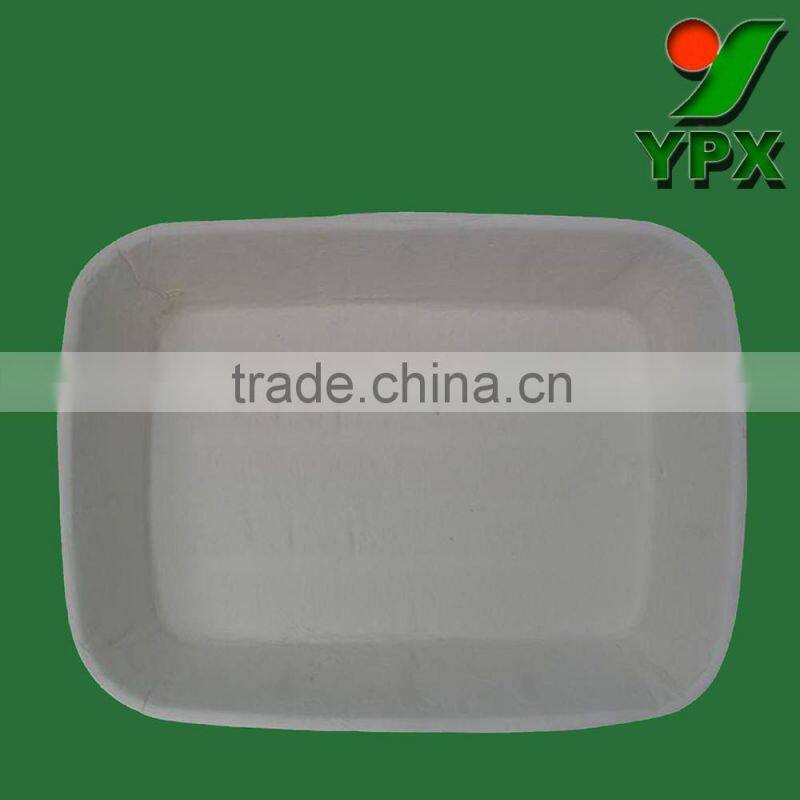 100% biodegrable Customized paper pulp disposable waterproof hygiene molded pulp hospital kidney tray by sugarcane fiber