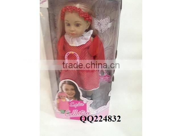 Beautiful baby doll 18 inch American girl doll toy doll for sale With IC