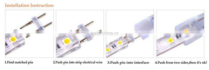 High Voltage 2 Years Warranty SMD 5050 LED Strip Light 240V Warm White