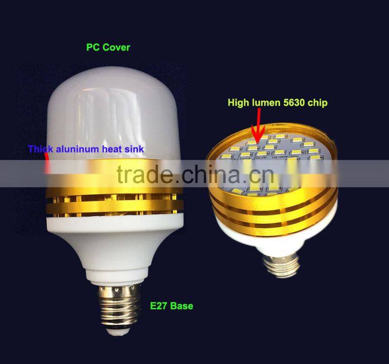 2016 High Quality Aluminum LED Bulb E27 SMD5630 24W
