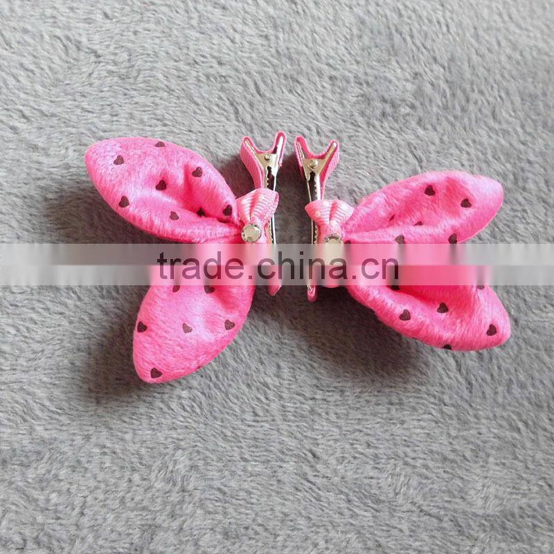 2014 new arrival mini cute bow hair accessories clip for children