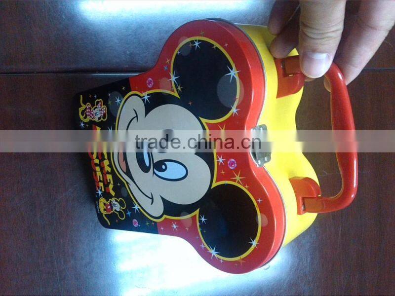 children easy hand carry lunch tin box