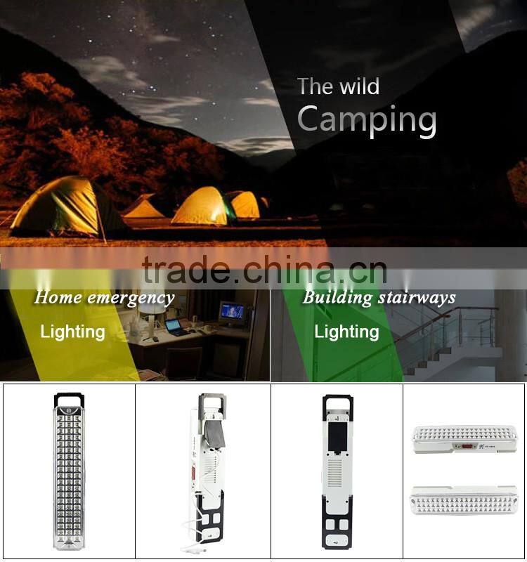 Led dp rechargeable emergency light with 60pcs SMD