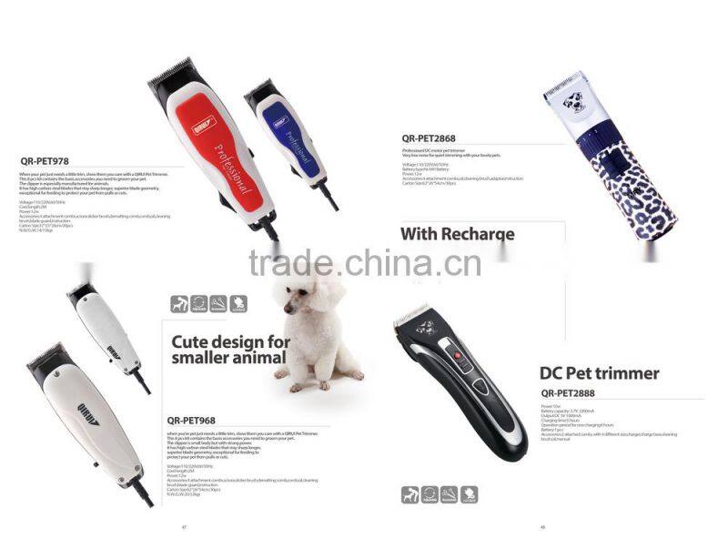 Convenient Electric Pet Clipper/pet grooming kit/dog harness