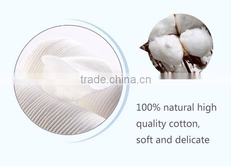 Wholesale cotton white various sizes absorbent cotton makeup pads