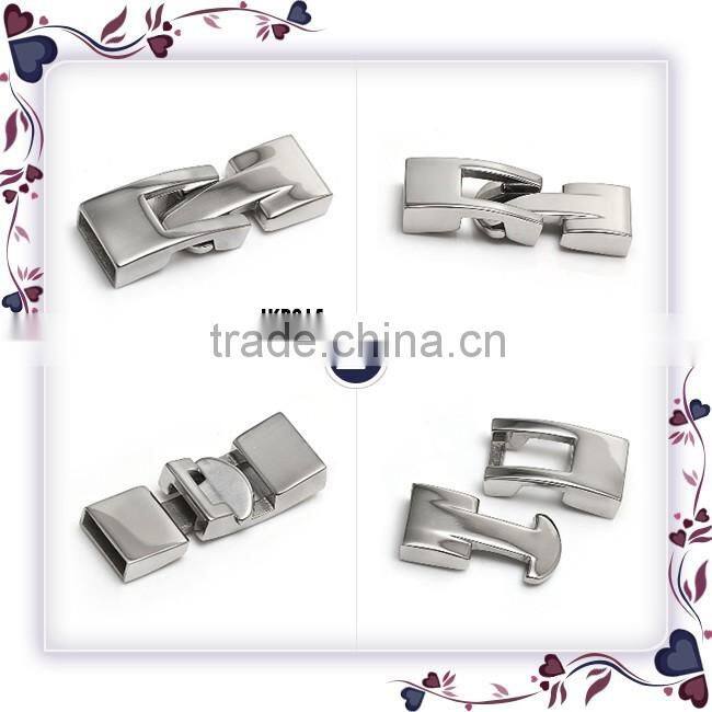 Stainless steel jewelry findings magnetic bracelet clasp unique closure