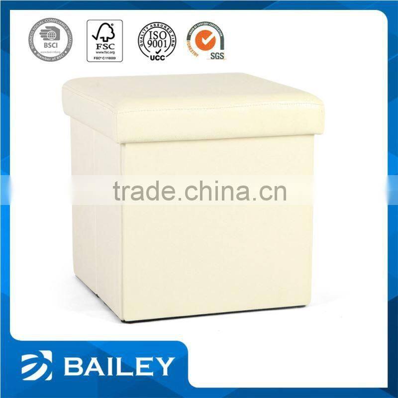 living room European style fabric folding storage ottoman