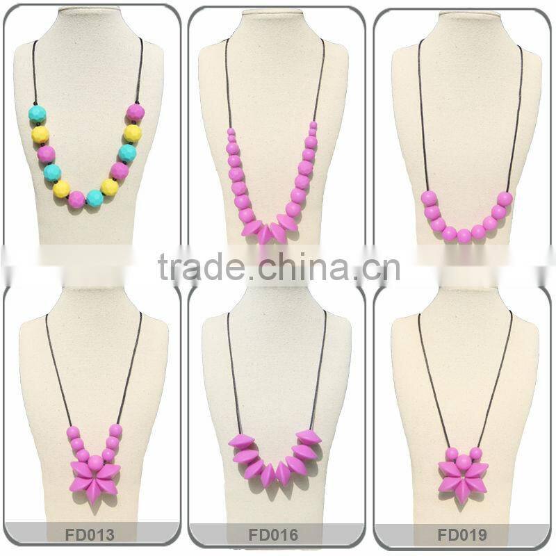 2014 Newest silicone beads wholesale, food grade silicone teething beads bulk, silicone beads and jewelry making