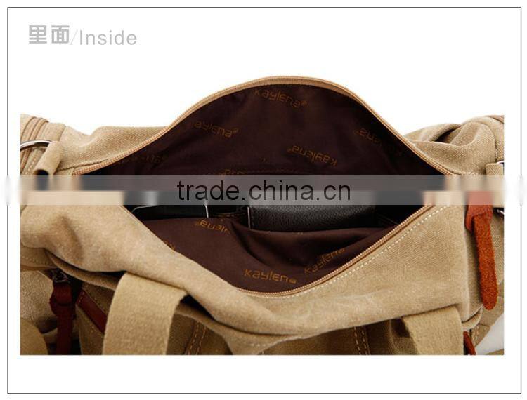 Men Oversized Canvas Bag Beach Bag Travel Luggage Bag