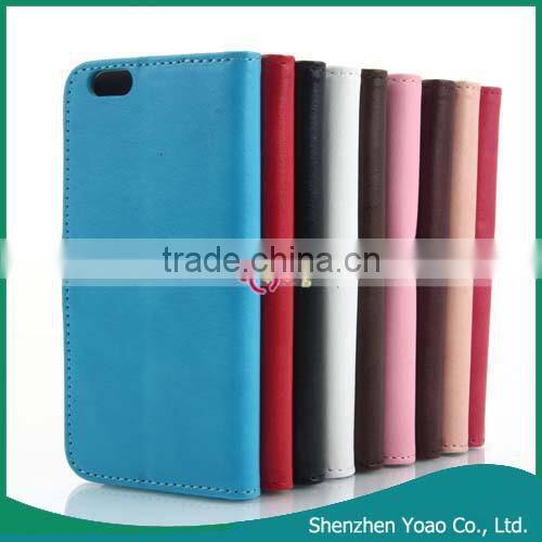 Hot Sell Credit Card Wallet Case for iPhone 6 4.7 Inch Blue