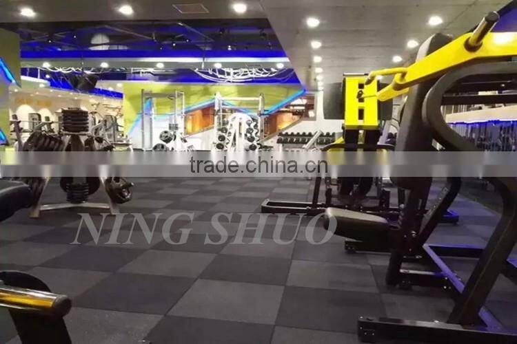 Trade Assurance EPDM gym rubber mat, gym flooring mat