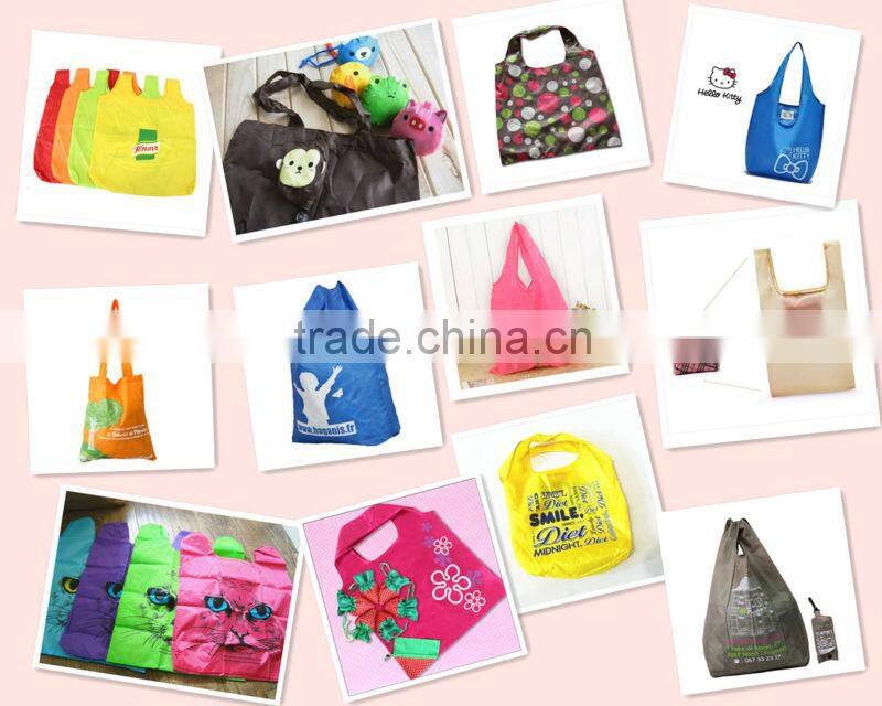 halloween pumpkin folding shopping cart bag/printed shopping bags/shopping bag