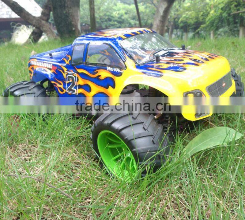 2016 new product 1/10th scale 2.4G HSP 94108 high speed off-road RC nitro monster truck 4x4
